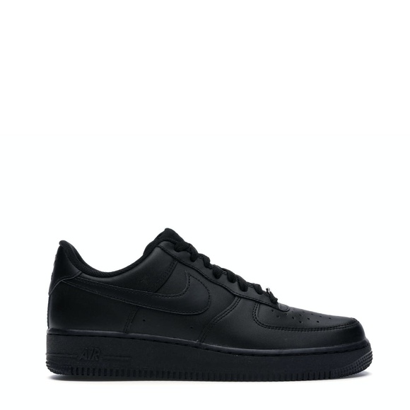 Nike Mens Air Force 1 Low '07 Black Size 11.5 Size 11.5 - Picture 1 of 4